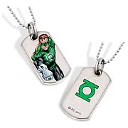 Green Lantern Hal Jordan Dog Tag Necklace